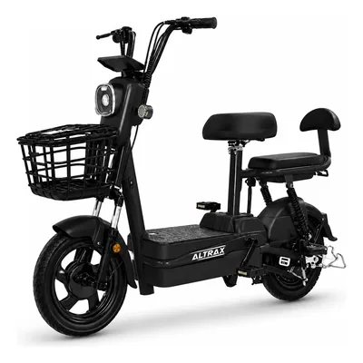 Bicicleta Elétrica Altrax 350w 500w 1000w 48v 60km Mobility Preto - 350w 14