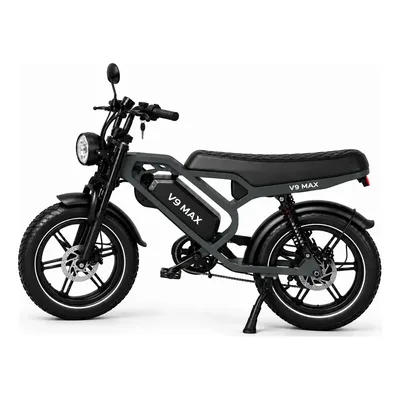 Bicicleta Bike Eletrica V9 Max 20ah +autonomia 32km/h 1000w Preto 20