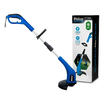 Aparador De Grama Elétrico Philco Pag1800 1800w Azul Philco