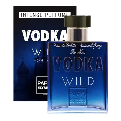 Perfume Vodka Wild Paris Elysees Masculino Intense 100ml