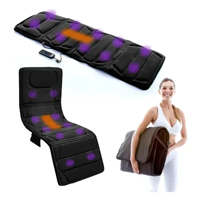 Esteira Massageadora Com Aquecimento E Vibração Relaxmedic Preto