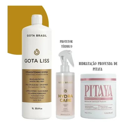 Kit Tratamento Escova Progressiva Organica Sem Formol Pro