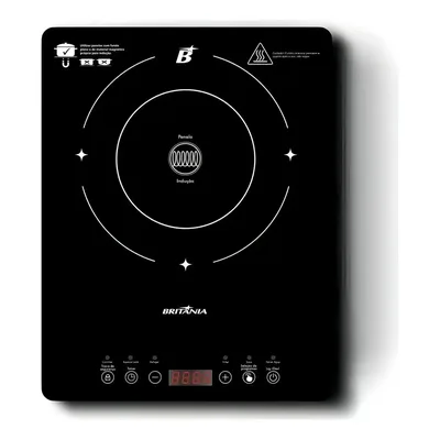 Cooktop de Indução Britânia Portátil Painel Touch BCTE10A