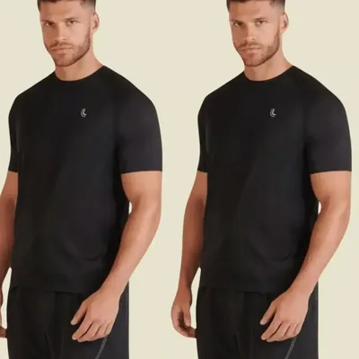 Kit 2 Camiseta Dry Masculina Fit Lupo Básica Academia