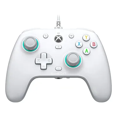 Controle GameSir G7 SE com Fio para Xbox One Series S X PC Hall Effect Botões Mecânicos Cor Branco