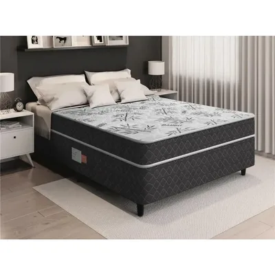 Cama Box Conjugada De Espuma D28 Ortopédica Unique Viúva