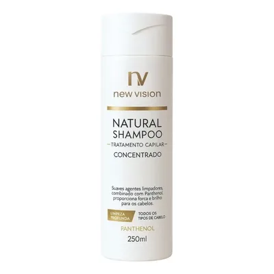 Shampoo Tratamento Pantenol Brilho Força Natural