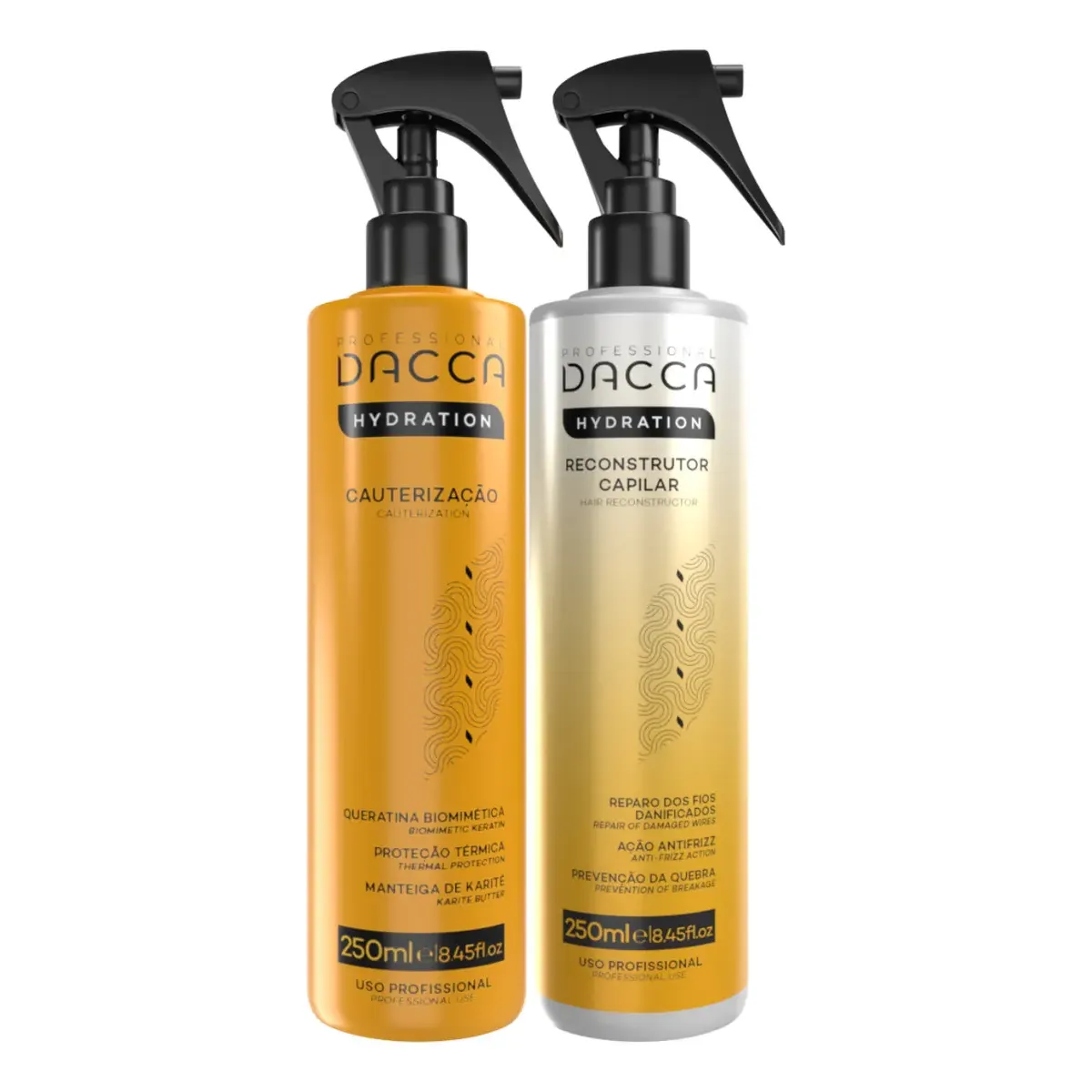Kit Dacca Cauterização E Reconstrutor Capilar Instantâneo