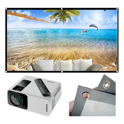 Tela Projeção 150 Polegadas Imagem Nitida Cinema Em Casa