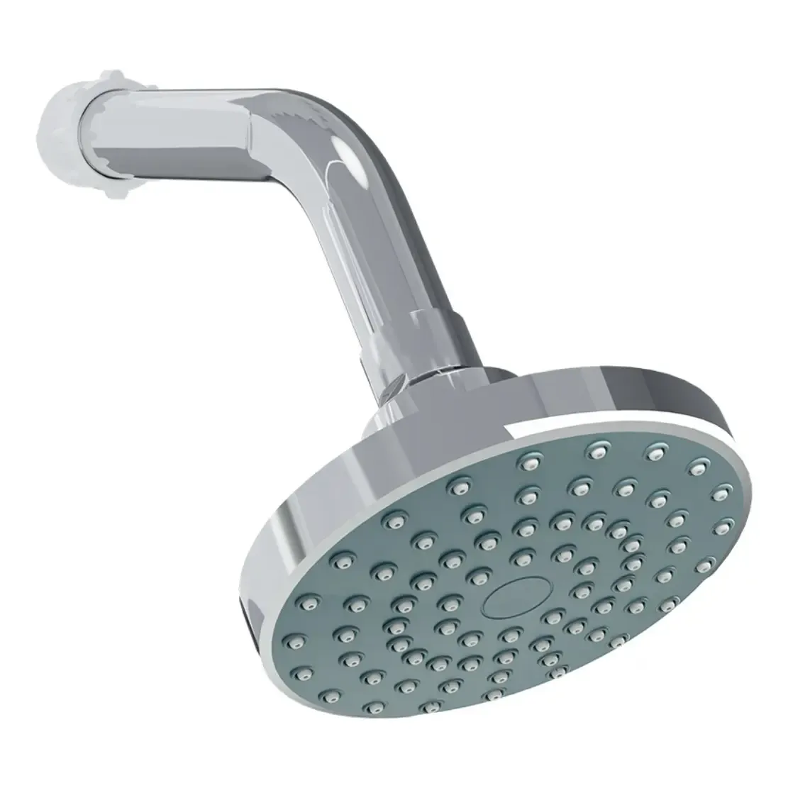 Chuveiro Redondo Cromado de Parede Articulado Blukit com Regulagem de Jato