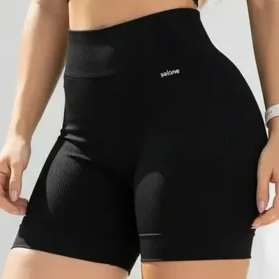 Shorts Fitness Academia Esportes S/costura Compressão Selene
