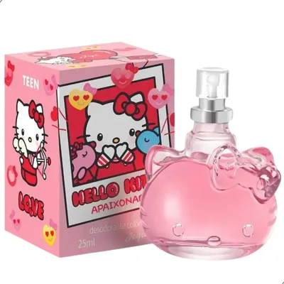 Perfume Desodorante Colônia Feminina Hello Kitty Apaixonada 25ml Jequiti