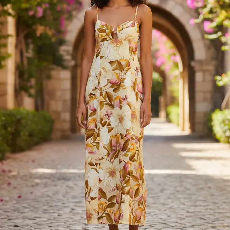 Vestido Cropped Farm Rio Romance De Flor