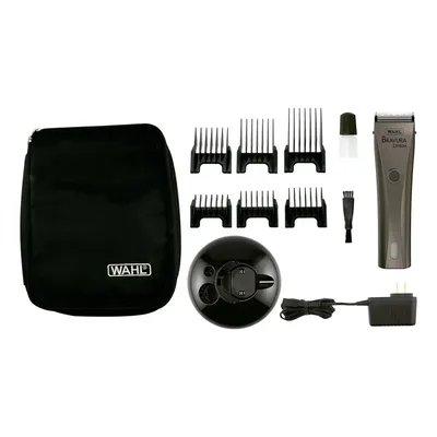 Maquina de Tosa Wahl Bravura Gunmetal Profissional Sem Fio Bivolt Motor DC 5.500 RPM Silencioso
