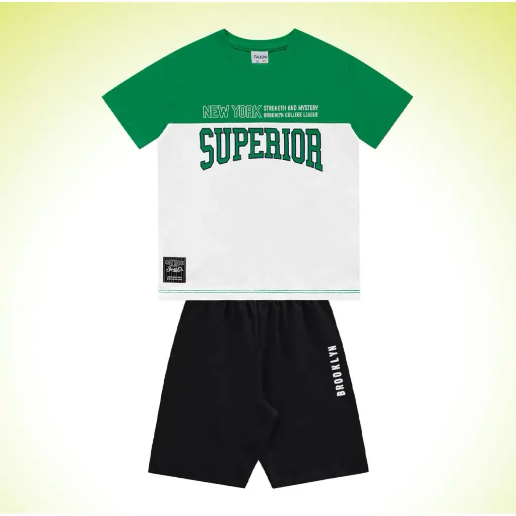 Conjunto Infantil New York Brooklyn College League Fakini