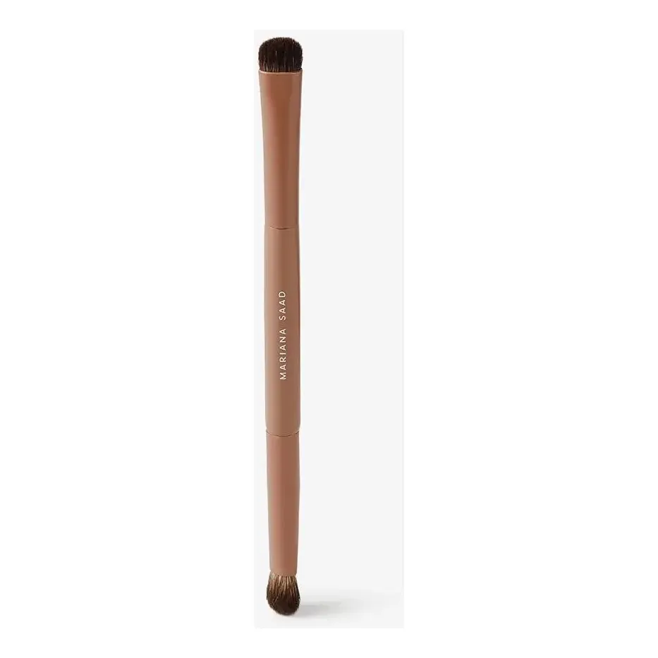Pincel De Sombra Duplo Para Detalhes Mascavo Mari Saad Cor Pro Series 06