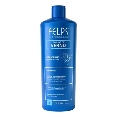 Shampoo Brilho Intenso Banho De Verniz Felps 500ml