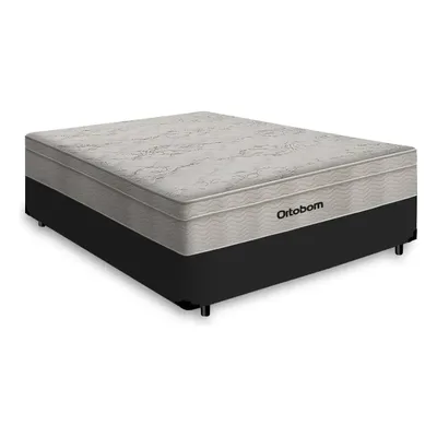 Cama Box + Colchão De Molas Ensacadas Ortobom Airtech Viúva