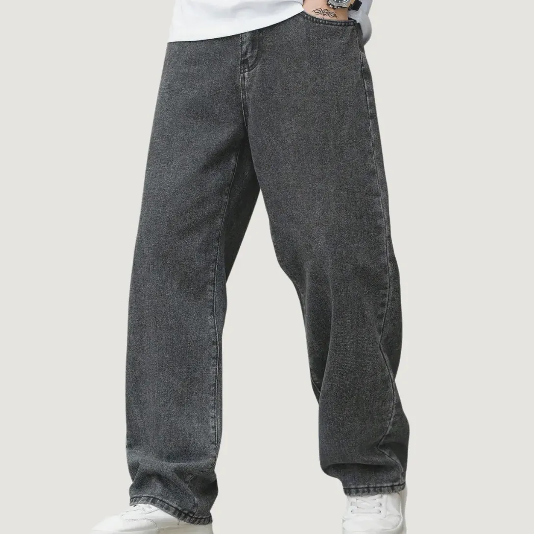 Calça Balão Calca Jeans Masculina Bag Boca Larga Streetwear