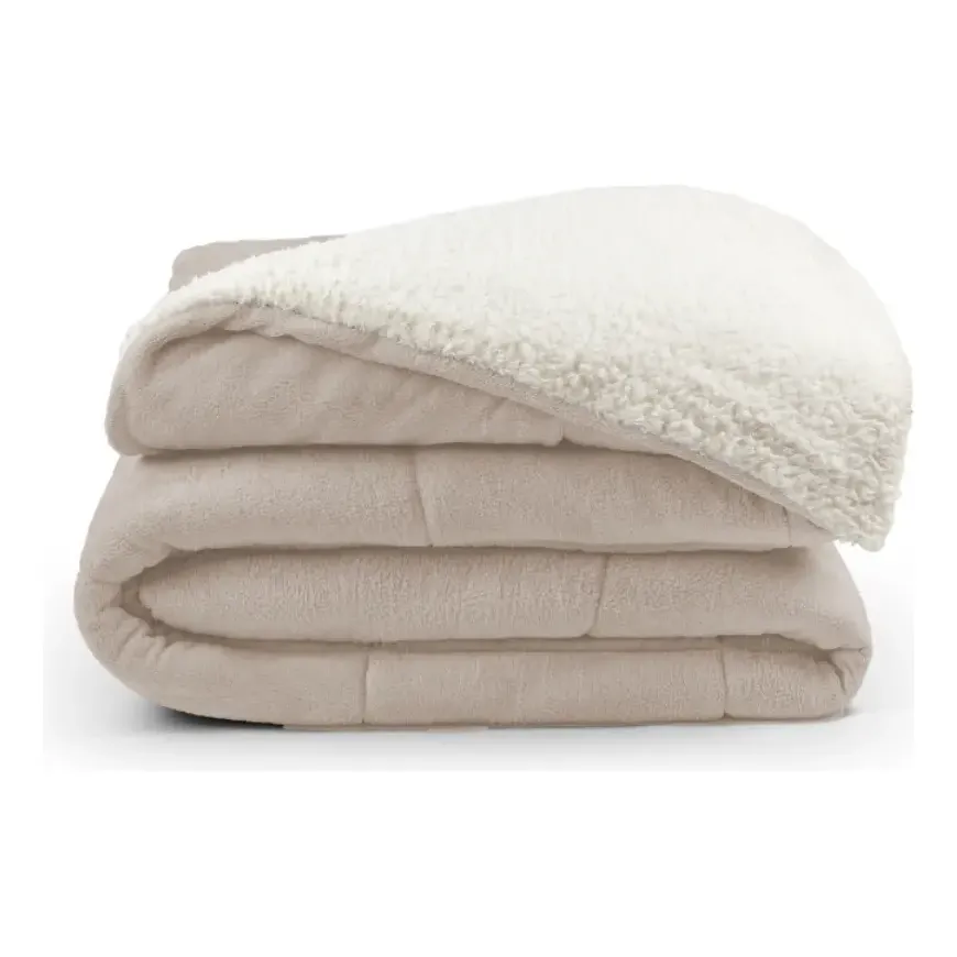 Coberdrom Casal Dupla Face Sherpa Manta Soft Macio