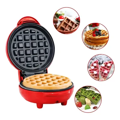 Mini Máquina De Fazer Waffle Panqueca Portátil Elétrica 110v