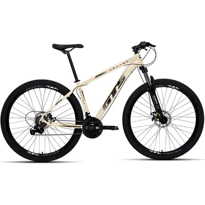 Bicicleta Gts Dexter 21v Aluminio Aro 29 Shimano Freio Disco Cor Bege Com Preto Tamanho Do Quadro 15