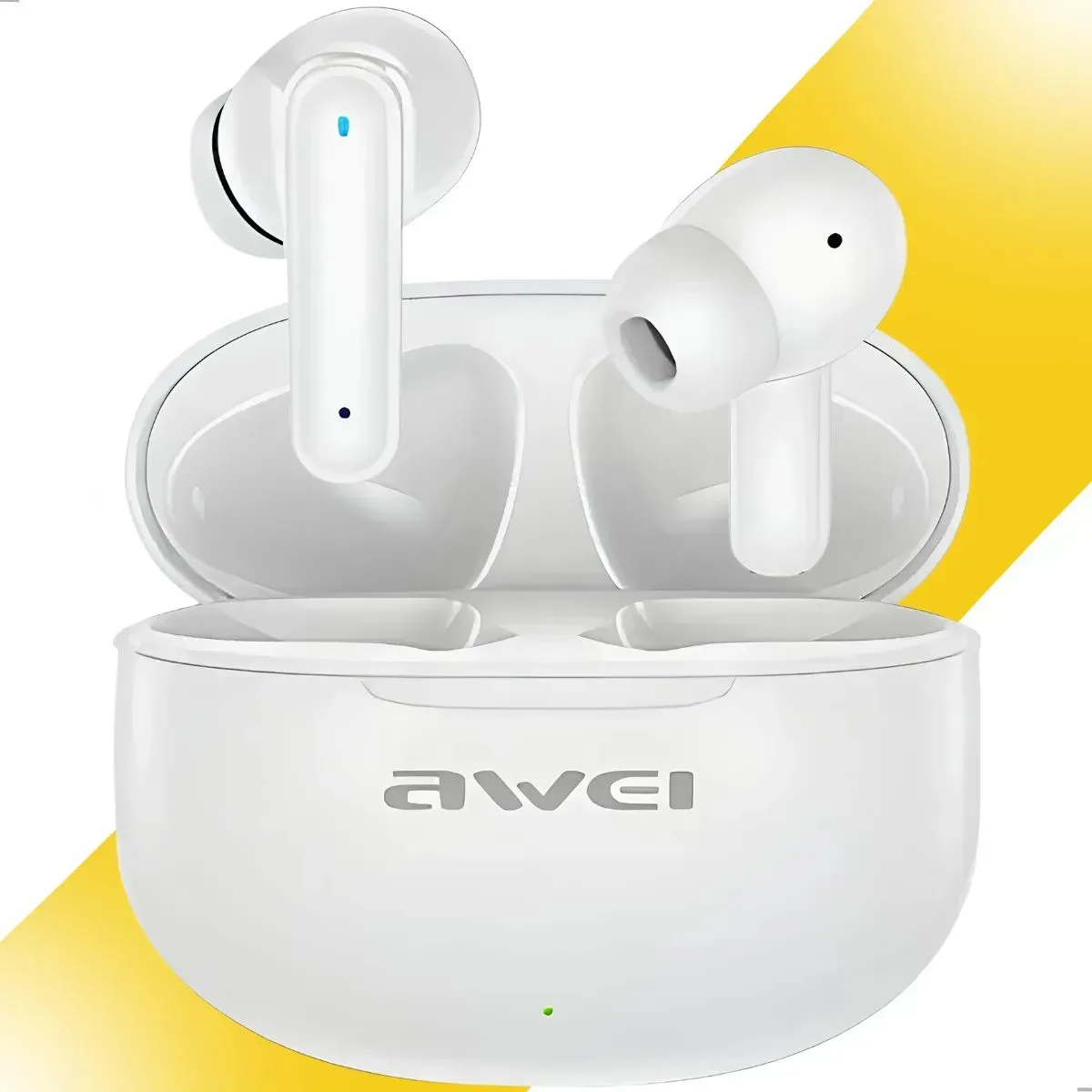 Fone De Ouvido Bluetooth Awei T71 Tws Intra-auricular Cor Branco