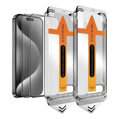 Kit 2 Película Para iPhone Anti-impacto Vidro 3d C/aplicador