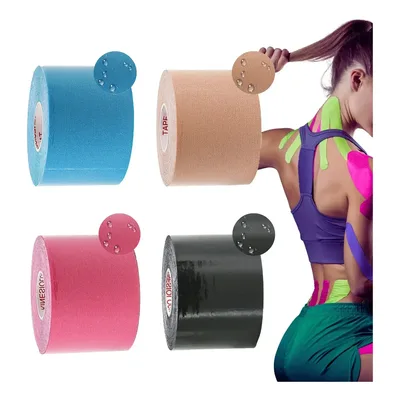 Kit 3 Fita Bandagem Elástica Taping Muscular Tape Musculação Exercícios Esporte Joelho Ombro