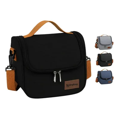 Bolsa Térmica Marmiteira Para Transportar Alimentos Quentes Cor Preta