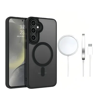 Capa Capinha Para Samsung Case Fosco Carregador Magnético