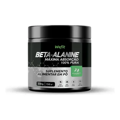 Beta Alanina Wefit Pó 300g Suplemento Esportivo Sem Sabor