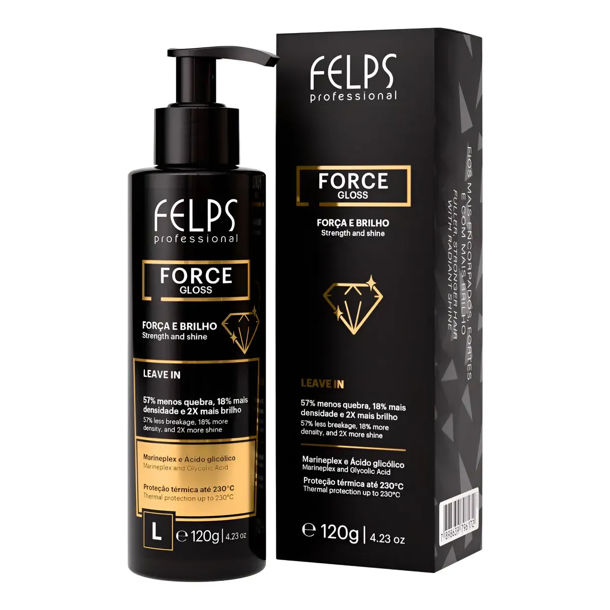 Leave-in Force Gloss Felps Professional -120g