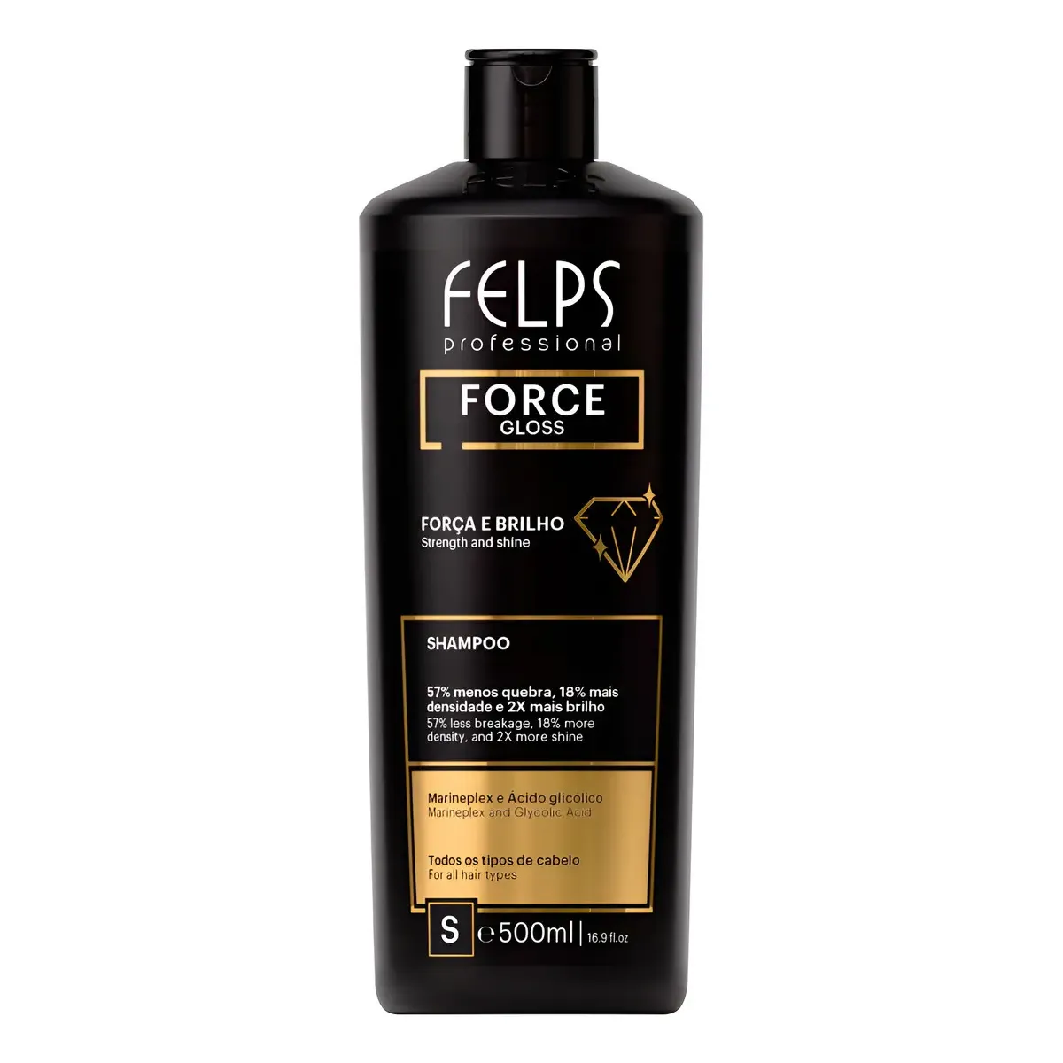 Shampoo Force Gloss Felps Professional - 500ml