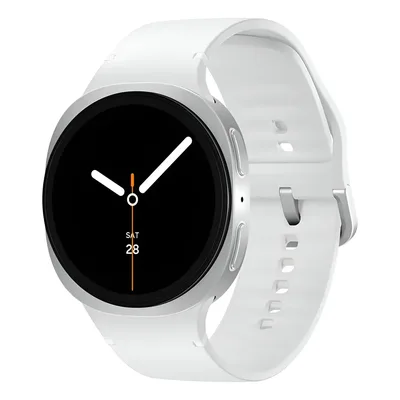 Samsung Galaxy Watch8 Smartwatch 40mm Lte, Galaxy Ai Caixa Prata Pulseira Prata Bisel Prata