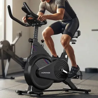 Bicicleta Spinning Python Fly Resitência Mecânico Preto 150kg