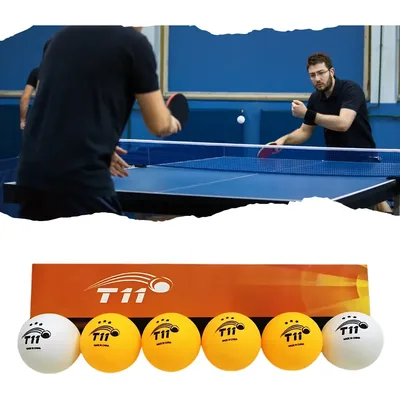 Kit 6 Bolas Tênis Mesa Laranja 3 Estrelas Vappo 40mm Ping Pong