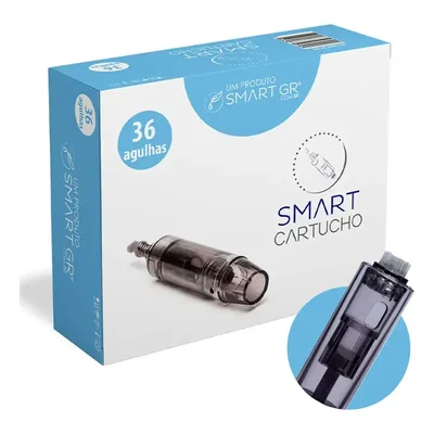 Cartucho Smart Gr Para Derma Pen 10 Unid Com 36 Agulhas