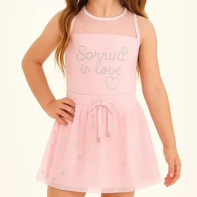Conjunto Infantil Regata Cotton E Short Cotton Tule Somnii