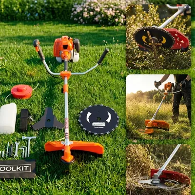 Roçadeira Knakasaki 75cc 3,5hp Gasolina 2 Tempos Profissional Multifuncional 4 Em 1