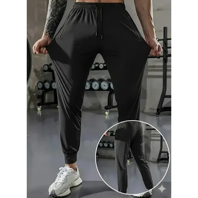 Calça Masculina Tactel Jogger Esportiva Academia Slim Treino