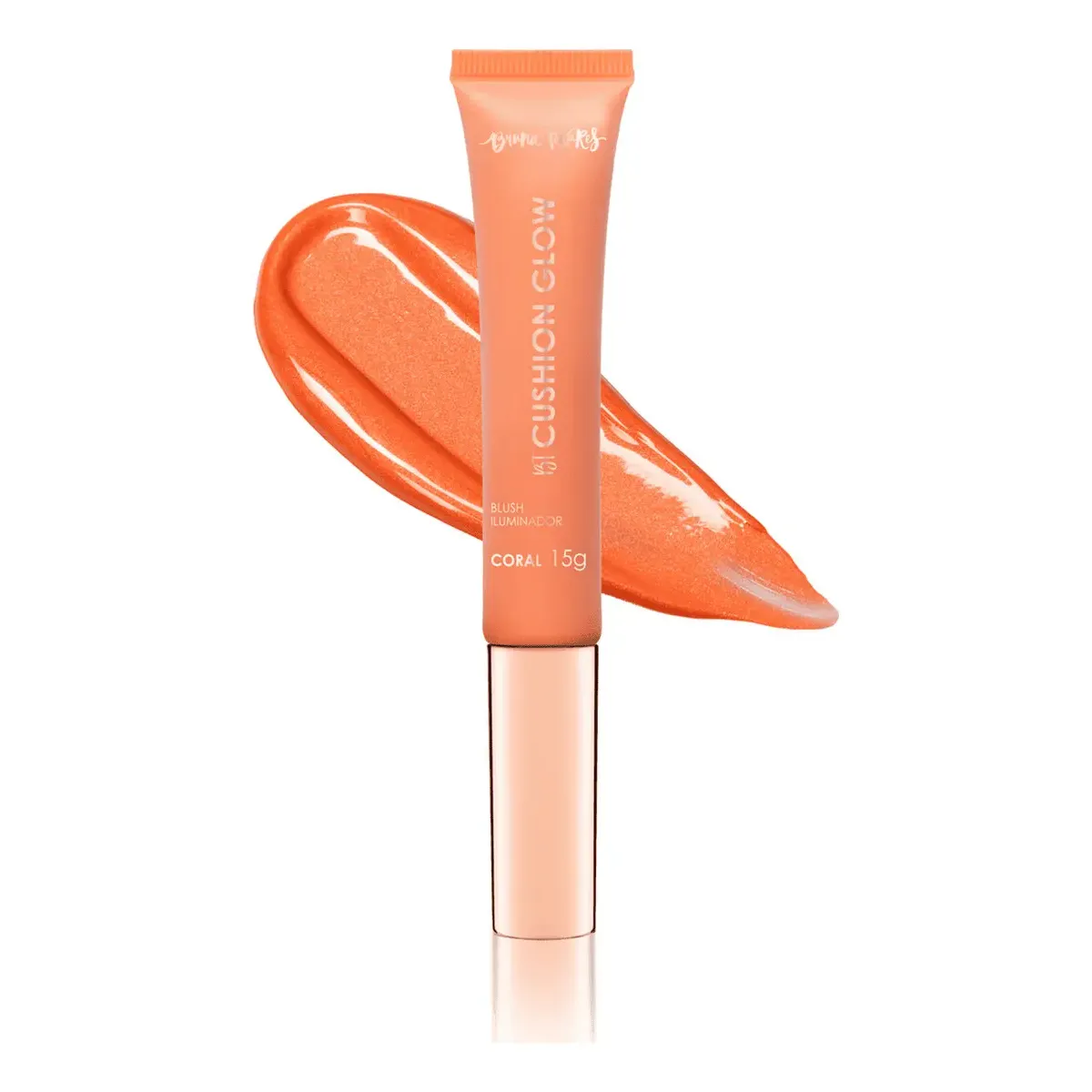 Blush Líquido Bt Cushion Glow Cor Coral Bruna Tavares