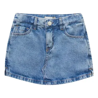 Short Saia Infantil Juvenil Jeans Denin Fakini