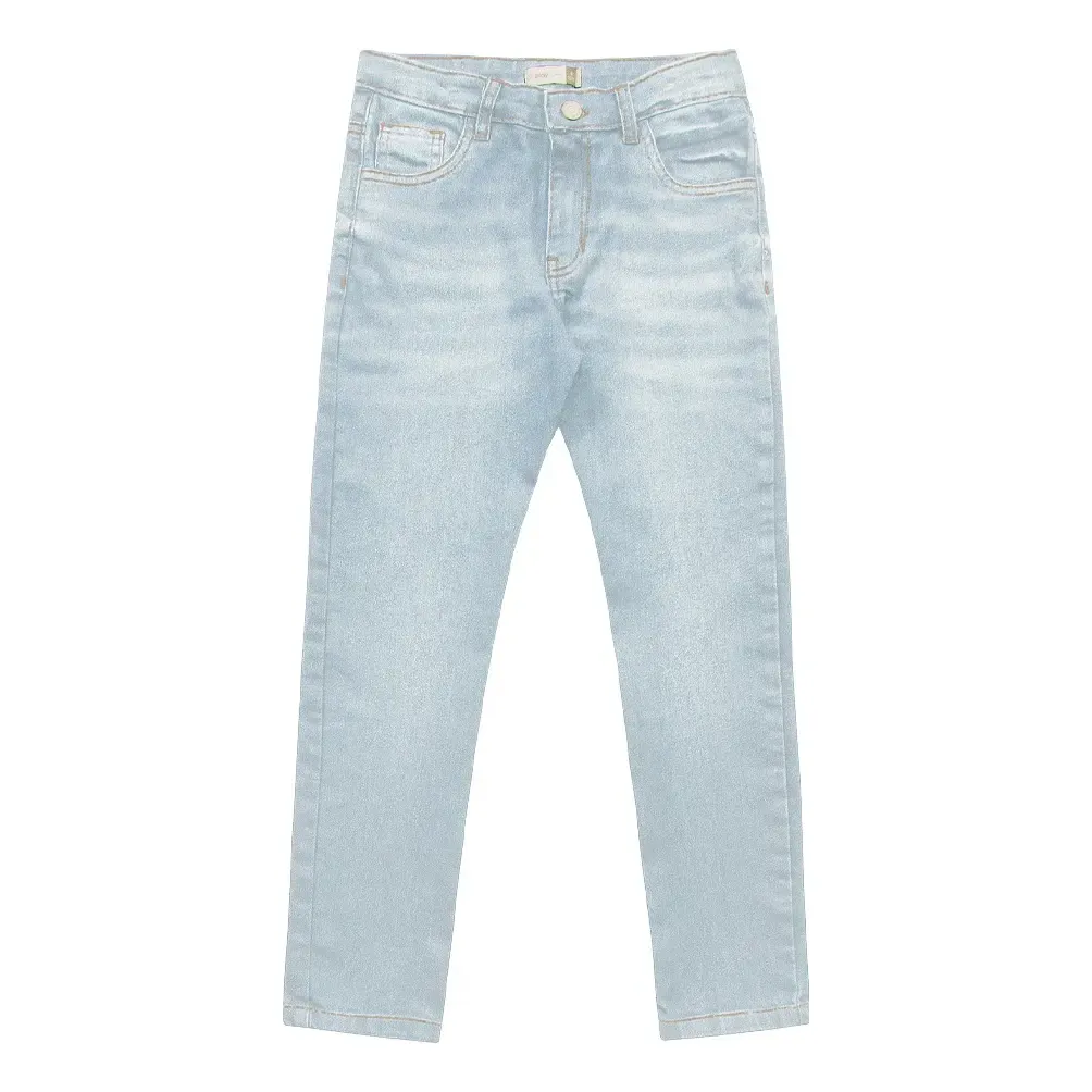 Calça Infantil Juvenil Com Elastano Denin Fakini