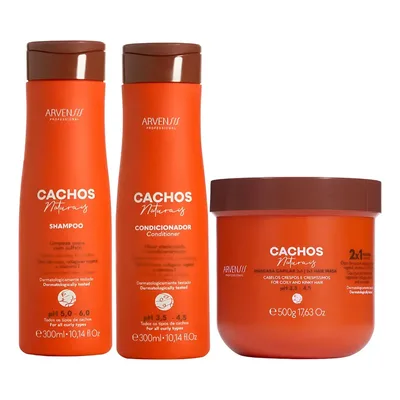 Kit Shampoo + Condicionador 300ml + Másc 2x1 500g - Arvensis