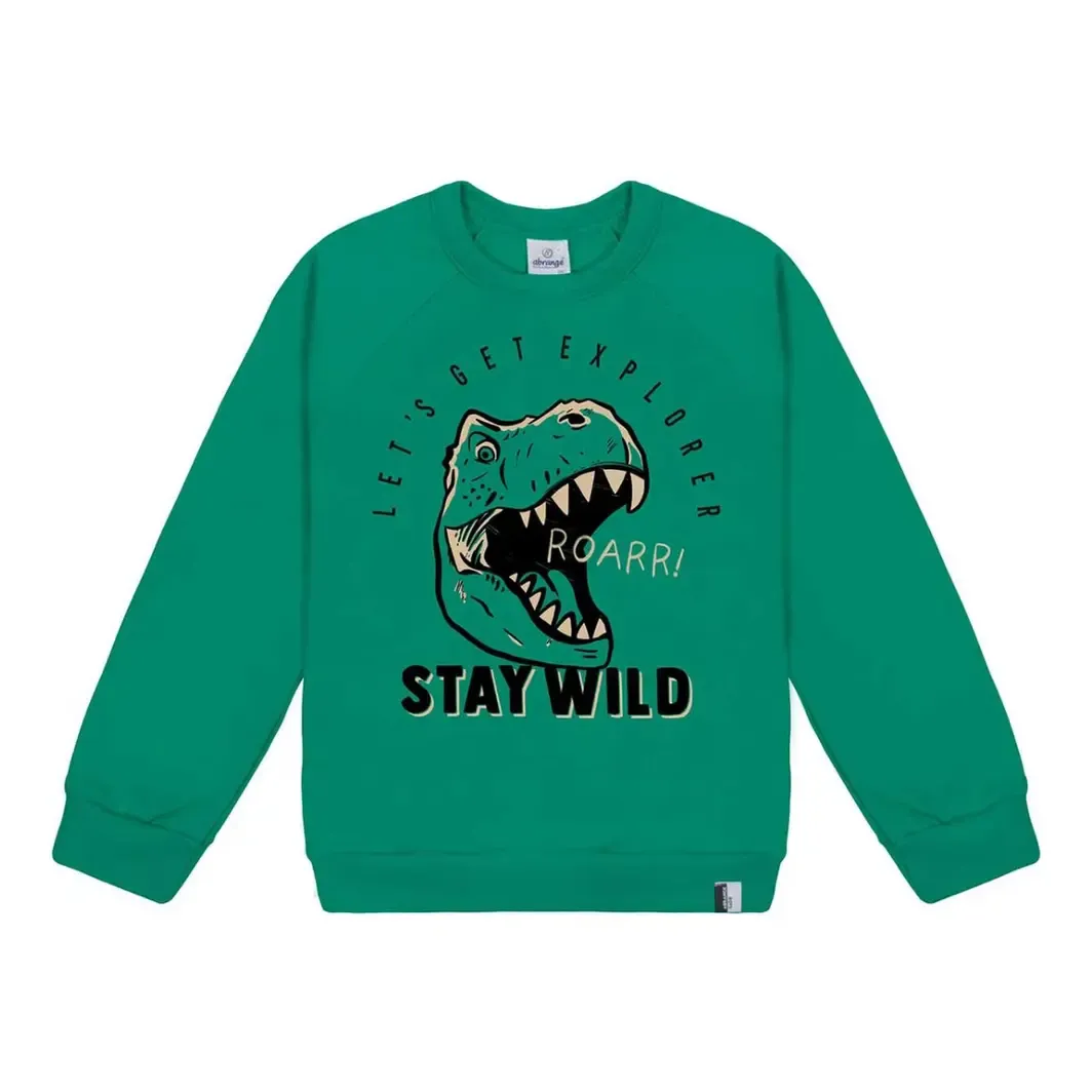 Blusão Infantil Flanelado Dino Abrange