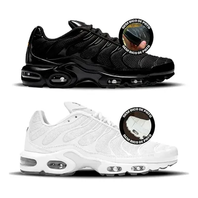 Kit 2 Pares Tn Max Plus Original Masculino Solado Bolha Top