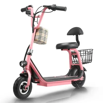 Patinete Elétrico HONEYWHALE JL005 Rosa com Assento, para Crianças e Adolescentes até 80kg