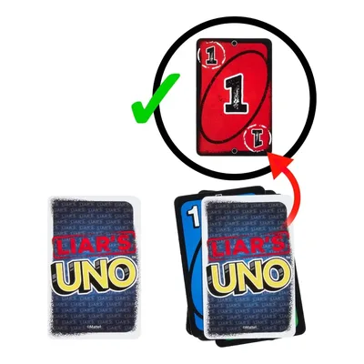 Uno Liars Jogo De Cartas Edição Especial