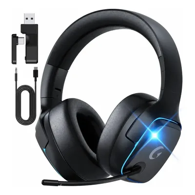 Olafvi Fone de Ouvido Bluetooth Sem Fio Headset Gamer BL 5.3 Preto Capitão 780 7.1 LED